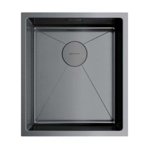 Мойка кухонная Omoikiri Taki 38 Вороненая сталь 4973106