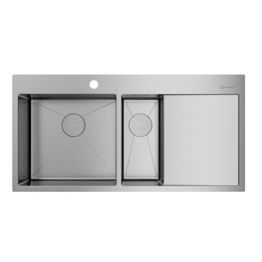 Мойка кухонная Omoikiri Akisame 100 левая Хром 4973544