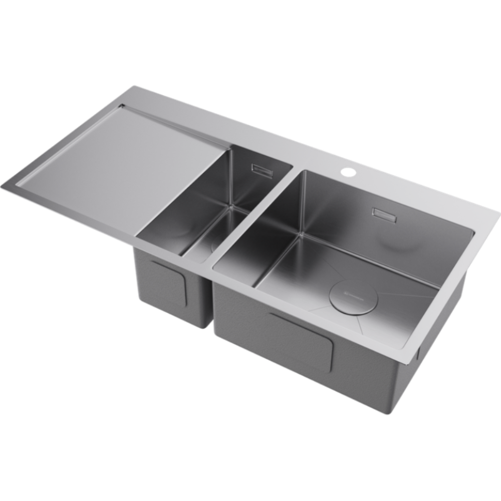 Мойка кухонная Omoikiri Akisame 100 правая Хром 4973547 — изображение 3