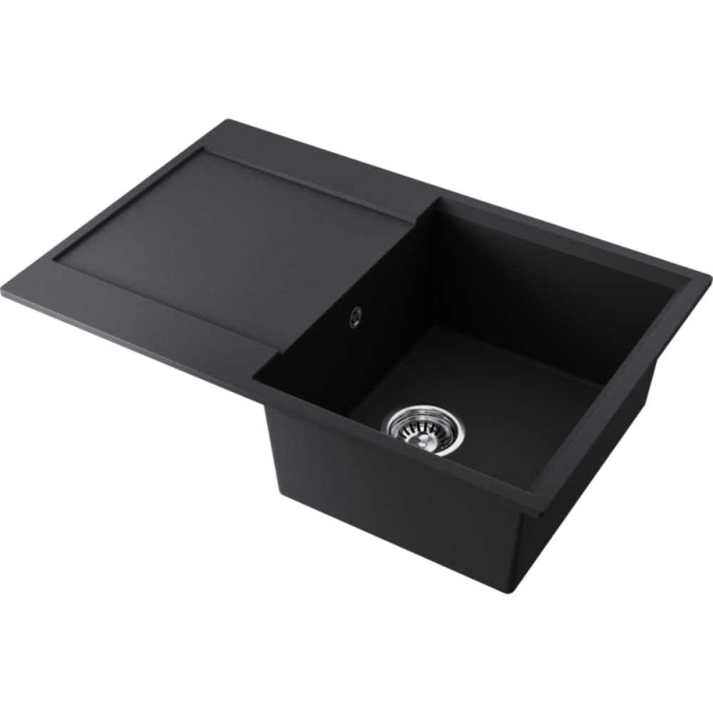 Мойка кухонная Omoikiri Daisen 78 Черный матовый 4993327 — изображение 2