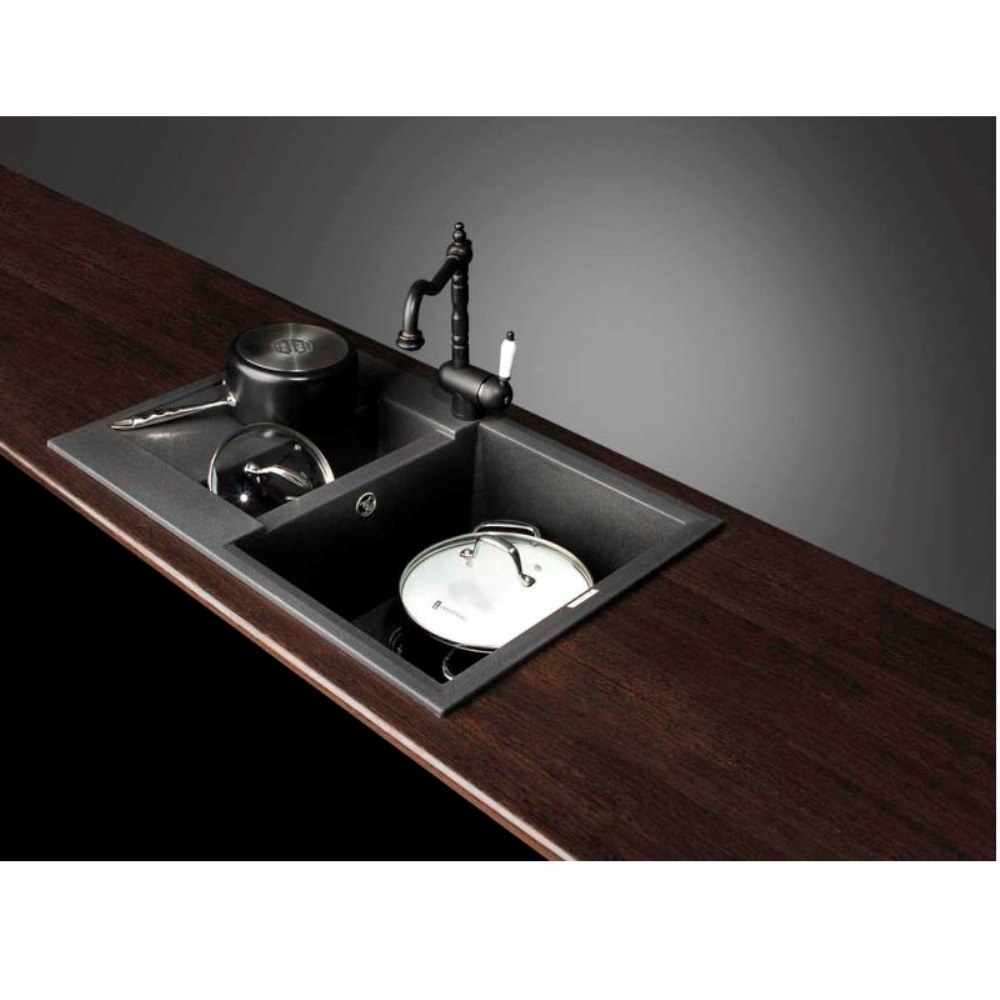 Мойка кухонная Omoikiri Sakaime 78 Серый матовый 4993559 — изображение 3