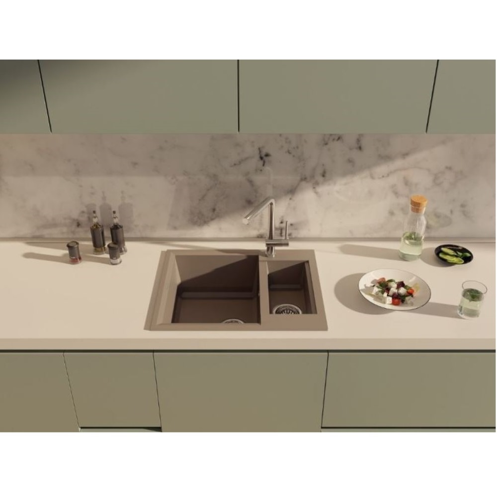 Мойка кухонная Omoikiri Sakaime 60 Белый матовый 4993911 — изображение 2